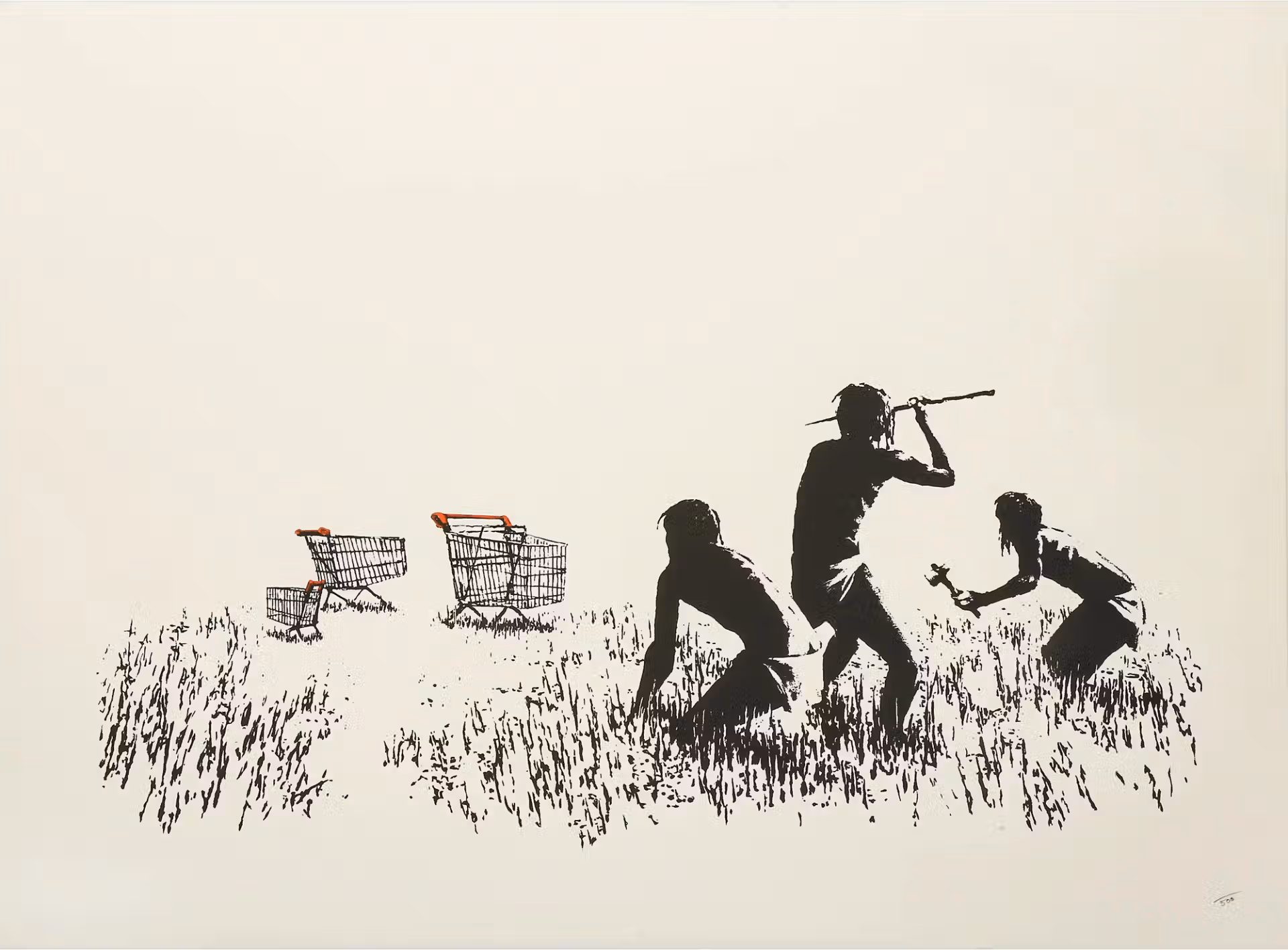 Banksy - Trollies (Unisgned)